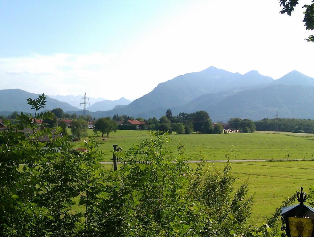 Hotel Zur Schonen Aussicht Übersee Buitenkant foto