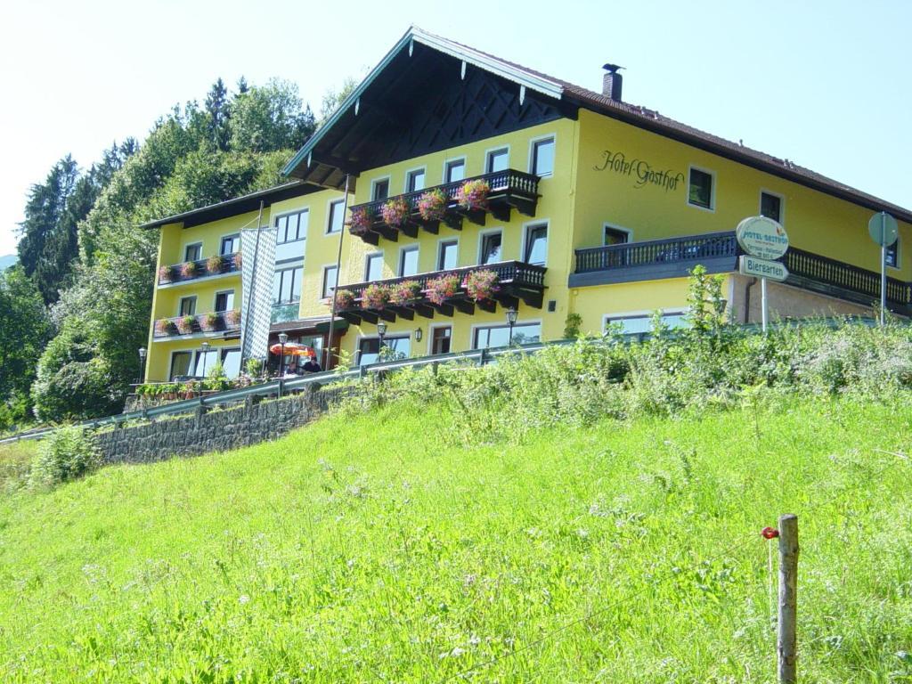 Hotel Zur Schonen Aussicht Übersee Buitenkant foto
